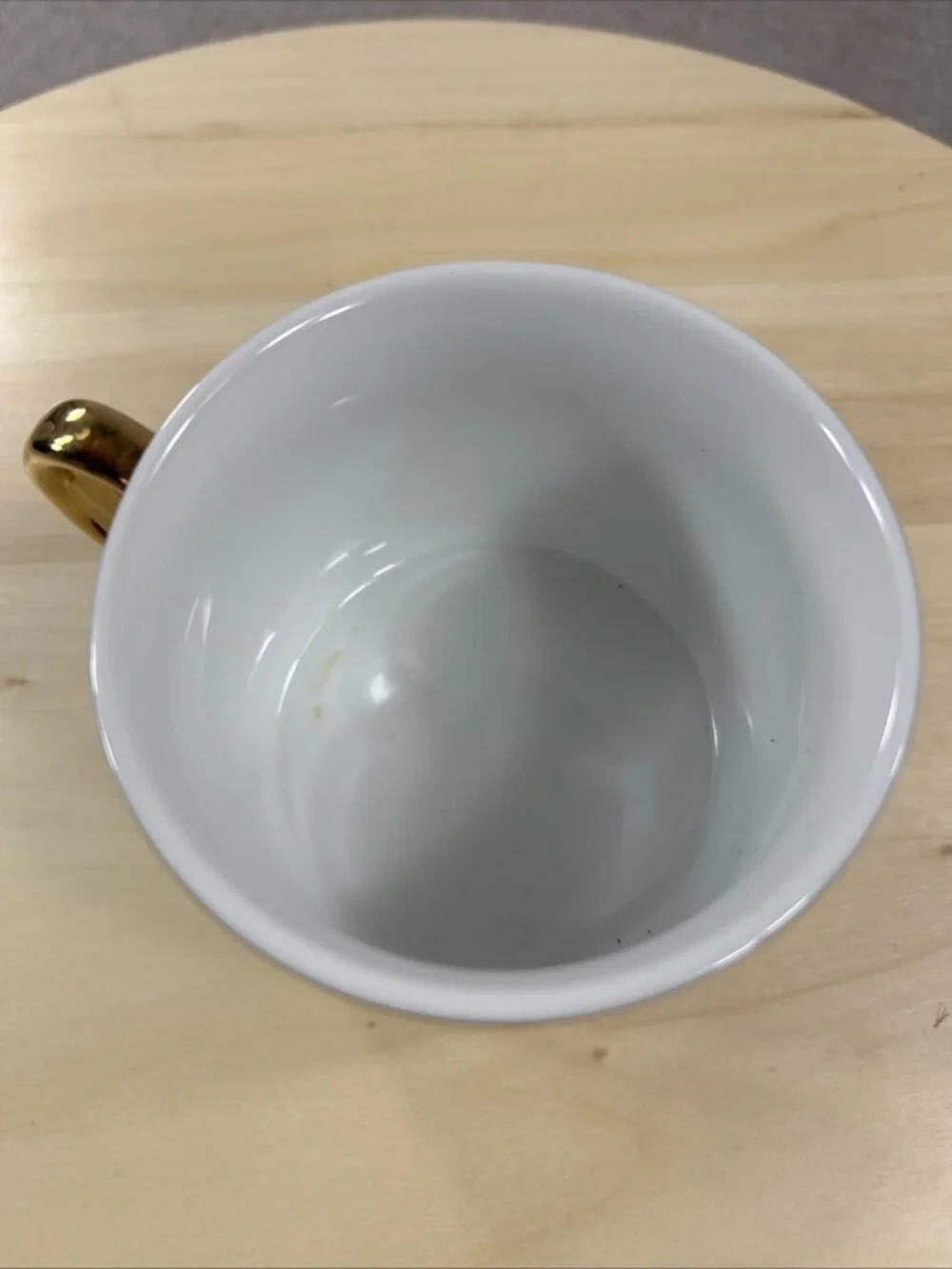 Thomas Kinkade Moonlight Cottage Coffee Mug Cup W/Gold Trim 3
